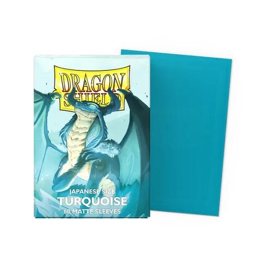 Dragon Shield Sleeves: Japanese- Matte Turquoise (60 ct.)