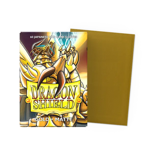 Dragon Shield Sleeves: Japanese- Matte Gold (60 ct.)