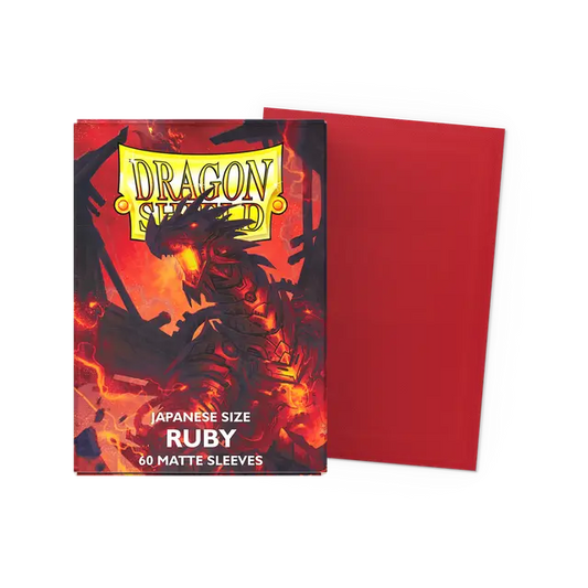 Dragon Shield Sleeves: Japanese- Matte Ruby (60 ct.)