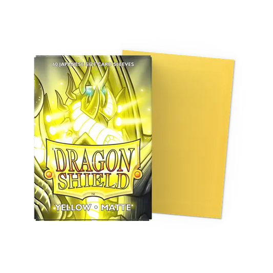 Dragon Shield Sleeves: Japanese- Matte Yellow (60 ct.)