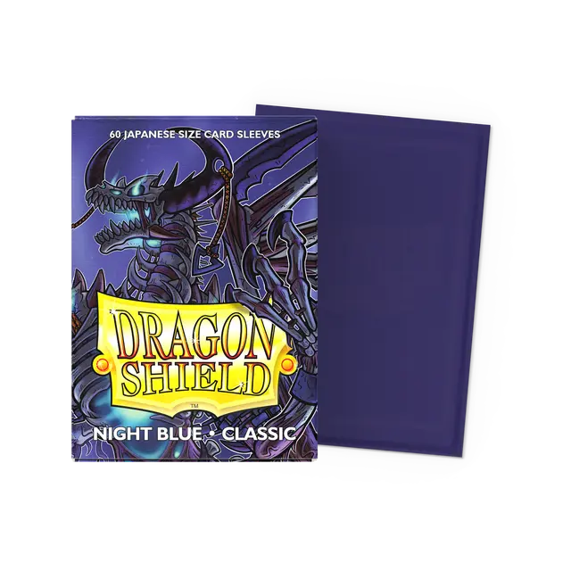 Dragon Shield Sleeves: Japanese- Matte Night Blue (60 ct.)