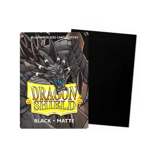 Dragon Shield Sleeves: Japanese- Matte Black (60 ct.)