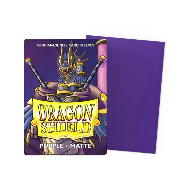 Dragon Shield Sleeves: Japanese- Matte Purple (60 ct.)