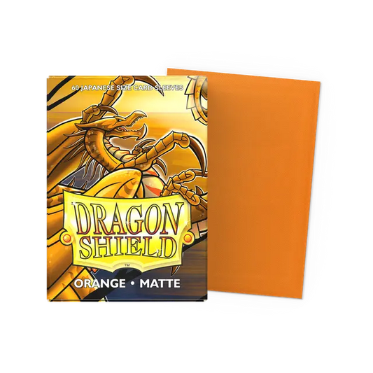 Dragon Shield Sleeves: Japanese- Matte Orange (60 ct.)