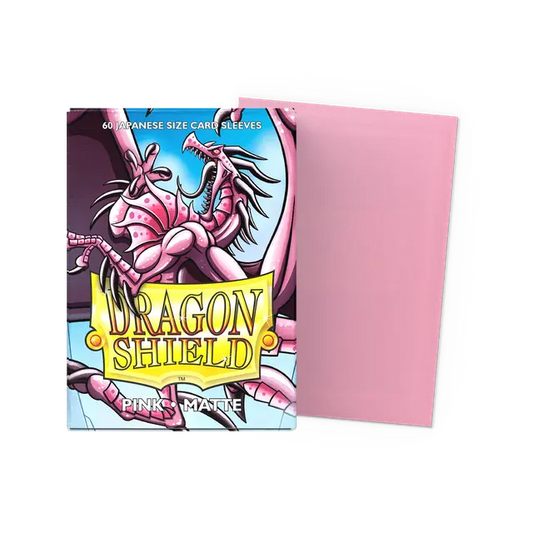 Dragon Shield Sleeves: Japanese- Matte Pink (60 ct.)