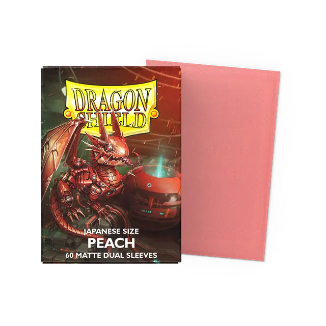 Dragon Shield Sleeves: Japanese - Matte Dual Peach (60 ct.)