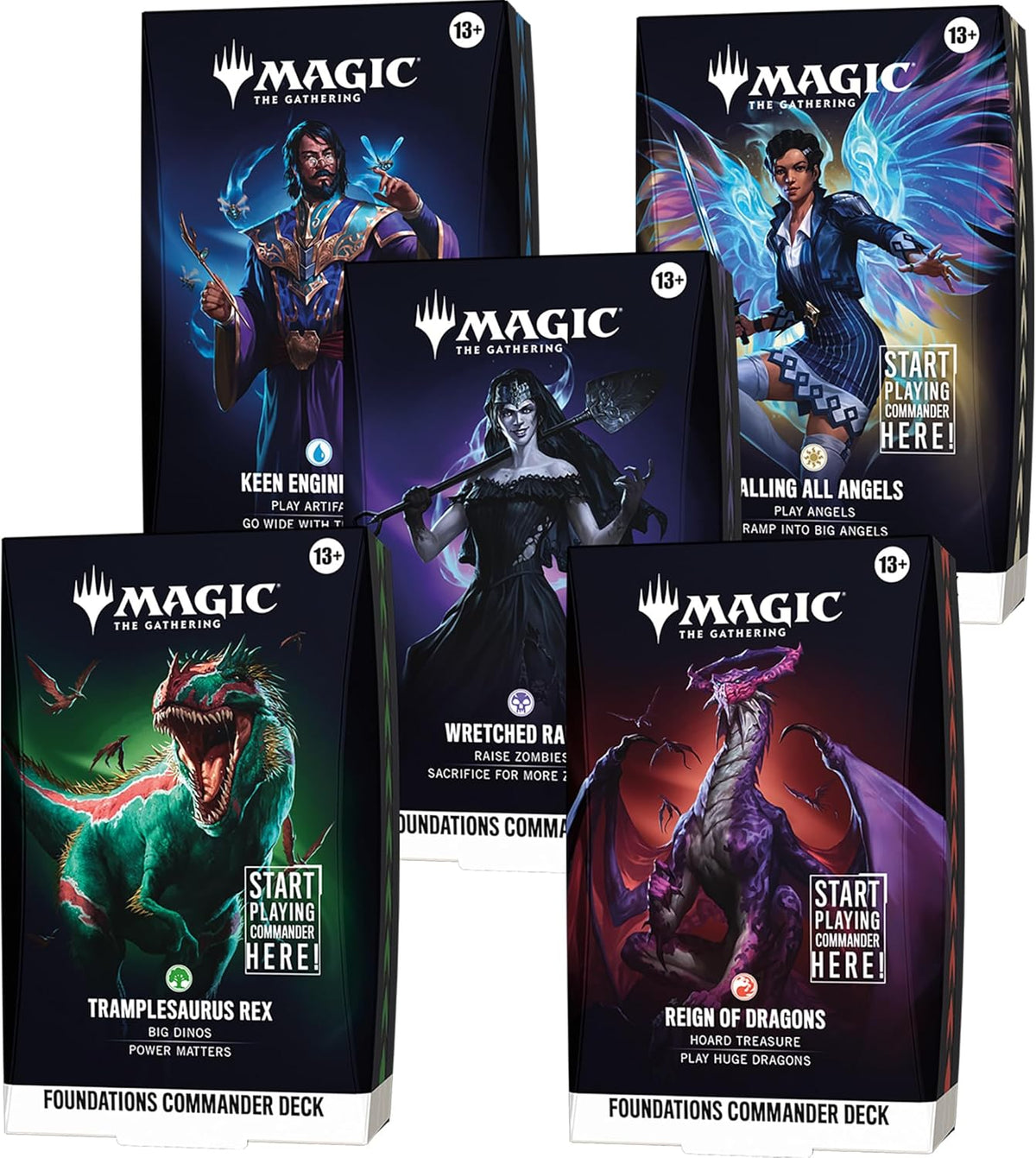 Magic: The gathering-  Foundations Commander Decks