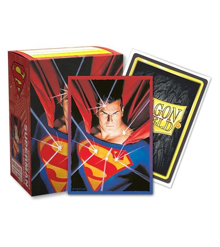 Dragon Shield - Superman - Brushed Art Sleeves Standard Size