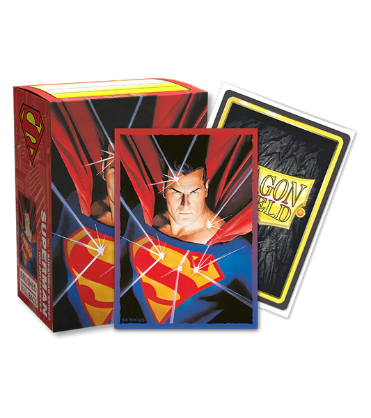 Dragon Shield - Superman - Brushed Art Sleeves Standard Size