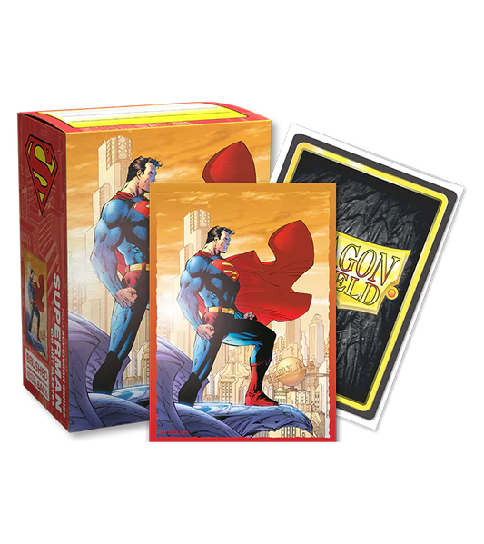 Dragon Shield Brushed Art Sleeves - Standard Size - Superman 2 (100 Sleeves)