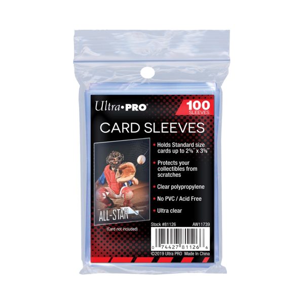 Protector Cartas ULP Std, economico (x100) transparente