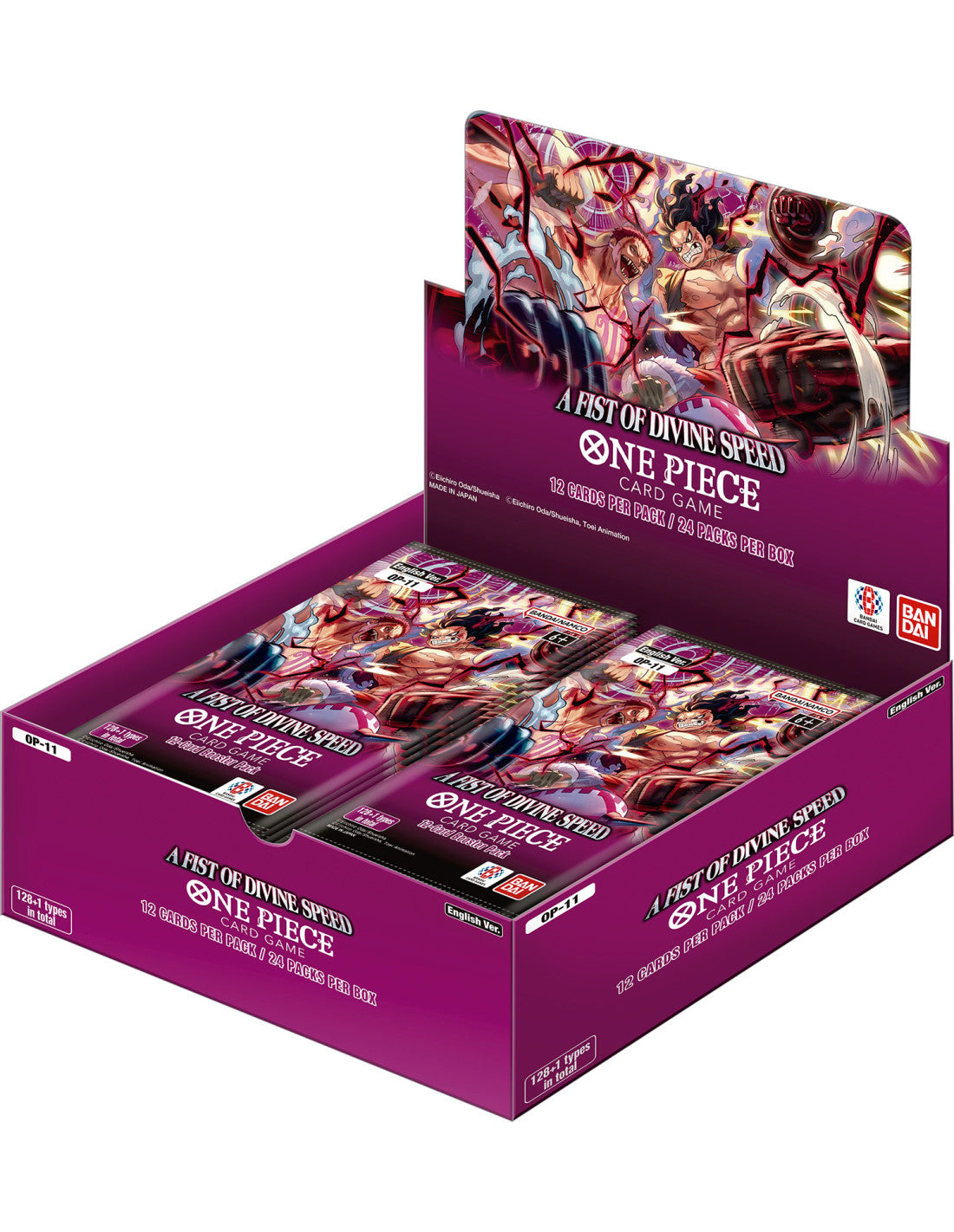 One Piece TCG: A Fist of Divine Speed Booster display (24ct) (OP-11)
