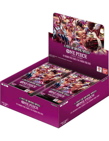 One Piece TCG: A Fist of Divine Speed Booster display (24ct) (OP-11)