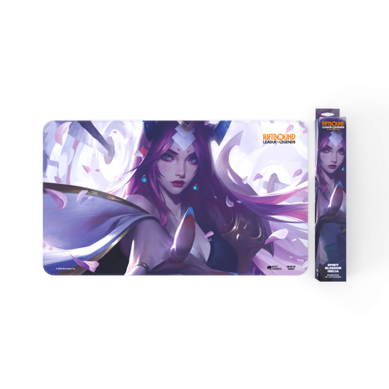 Playmat: Riftbound- Spiritforged- 'Spirit Blossom Irelia' Art