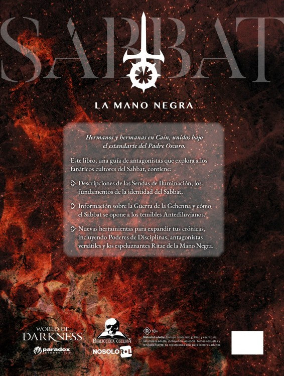 Vampiro La Mascarada: Sabbat La Mano Negra