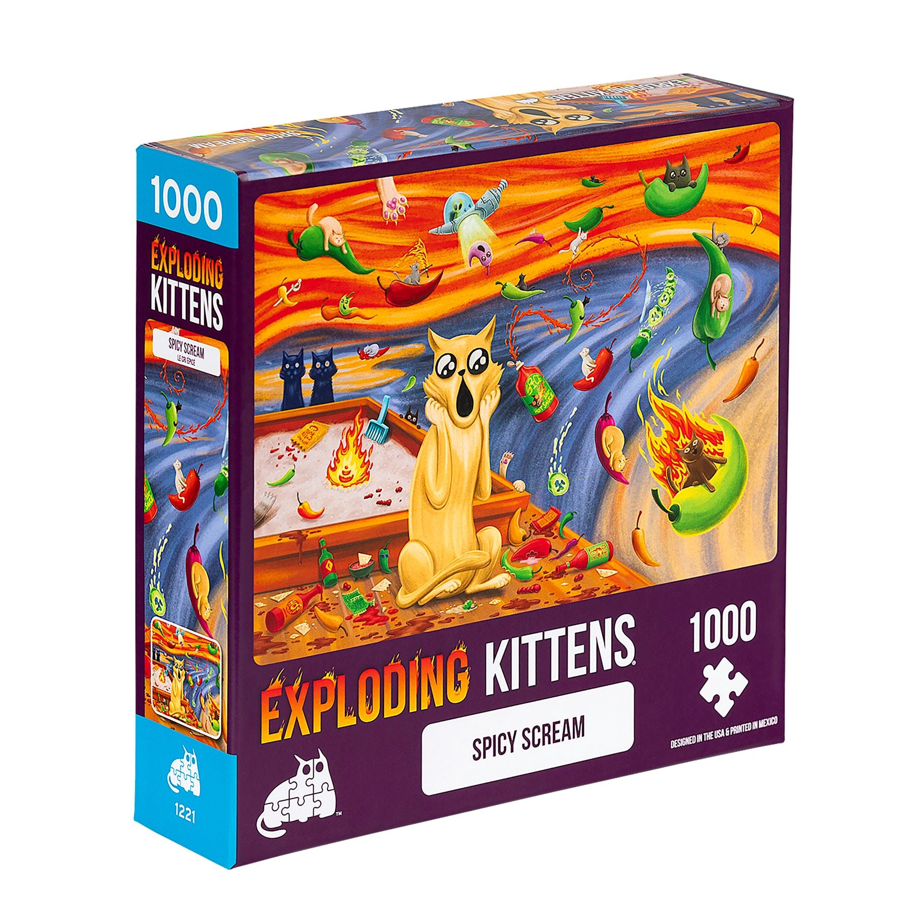 Puzzle Exploding Kittens 1000 piezas - Spicy Scream