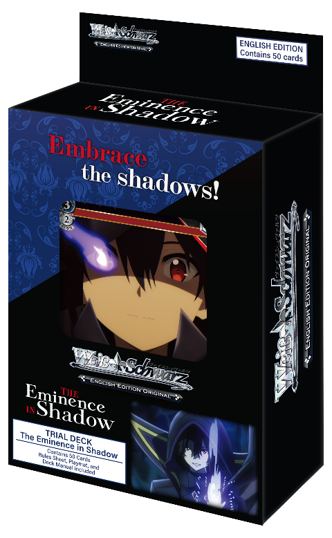 Weiss Schwarz: The Eminence in Shadow Trial Deck