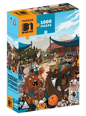 Escenas Cotidianas de Titirilquén (Puzzle 1000pcs)