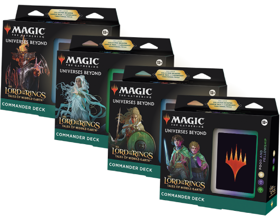 Magic: The Gathering The Lord of The Rings: Tales of Middle-Earth Commander  Mazos (ESPAÑOL) – TableCat Games